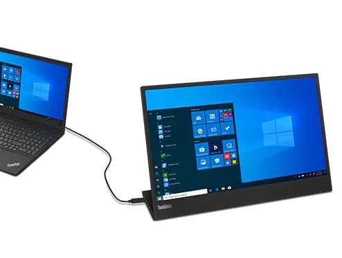 Lenovo ThinkVision M15 Monitor Portátil 15,6'' Full HD IPS Raven Black