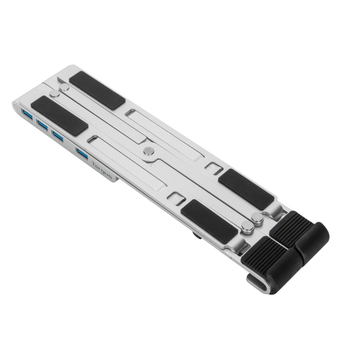 Targus AWU100205GL Soporte para Ordenador Portátil, Plata, Aluminio, Compatible con Pantallas de hasta 39,6 cm (15.6")