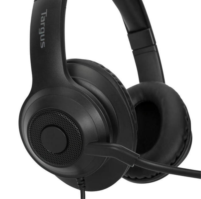Targus AEH102GL Auriculares Alámbrico Diadema Llamadas/Música USB Tipo A Negro