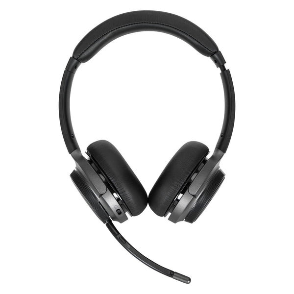 Targus AEH104GL Auriculares Inalámbricos Bluetooth con Micrófono para Llamadas y Música, Negro
