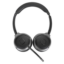 Targus AEH104GL Auriculares Inalámbricos Bluetooth con Micrófono para Llamadas y Música, Negro