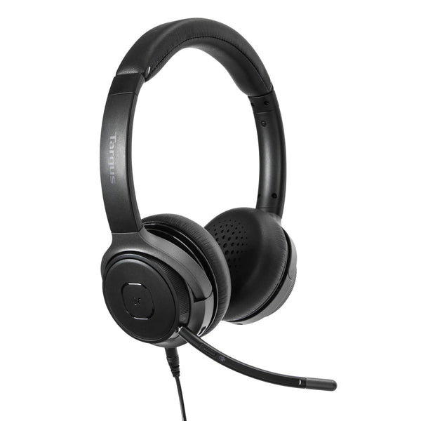 Targus AEH104GL Auriculares Inalámbricos Bluetooth con Micrófono para Llamadas y Música, Negro