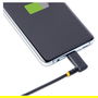 StarTech Cable USB-C Carga Rápida 60W PD, 0.3 m (30 cm), Conector en Ángulo Recto, Alta Resistencia con Fibra de Aramida, USB 2.0, 3A, Negro