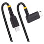 Startech Cable USB C Acodado PD 60W 3A 1m