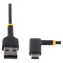 StarTech Cable USB-A a USB-C de 2m con Conector Acodado