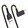 StarTech Cable USB-A a USB-C de 2m con Conector Acodado