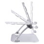 StarTech Soporte Ergonómico Elevador para Portátil, Altura Ajustable, Plegable, Aluminio
