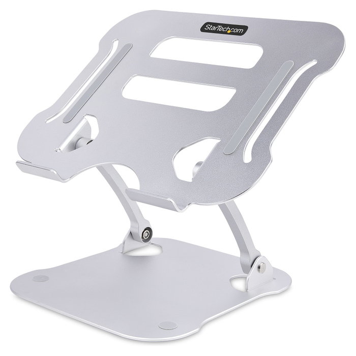 StarTech Soporte Ergonómico Elevador para Portátil, Altura Ajustable, Plegable, Aluminio