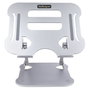 StarTech Soporte Ergonómico Elevador para Portátil, Altura Ajustable, Plegable, Aluminio