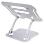 StarTech Soporte Ergonómico Elevador para Portátil, Altura Ajustable, Plegable, Aluminio