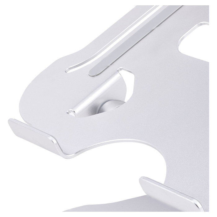 StarTech Soporte Ergonómico Elevador para Portátil, Altura Ajustable, Plegable, Aluminio