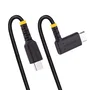 StarTech Cable USB-C Acodado 2m PD 60W Negro