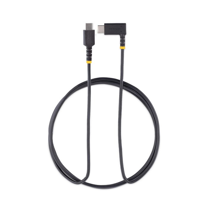 Startech Cable USB-C en L PD 60W 3A 2m para Carga Rapida