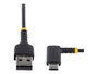 StarTech Cable USB A a USB C Acodado de 15cm - Carga Rápida