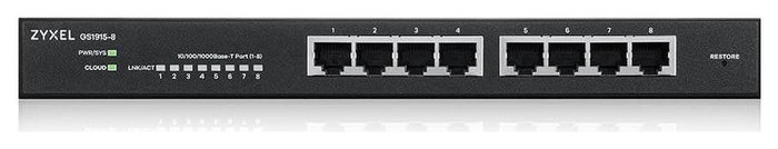 Zyxel GS1915-8 Smart Switch de 8 puertos Gigabit Ethernet, NebulaFlex Zyxel GS1915-8 Smart Switch de 8 puertos Gigabit Ethernet, NebulaFlex