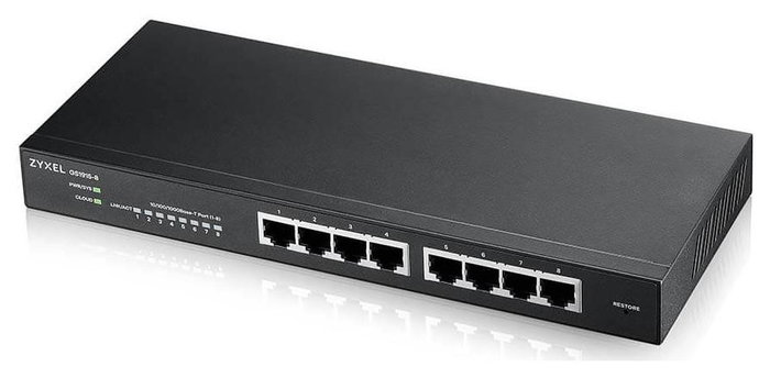 Zyxel GS1915-8 Smart Switch de 8 puertos Gigabit Ethernet, NebulaFlex Zyxel GS1915-8 Smart Switch de 8 puertos Gigabit Ethernet, NebulaFlex