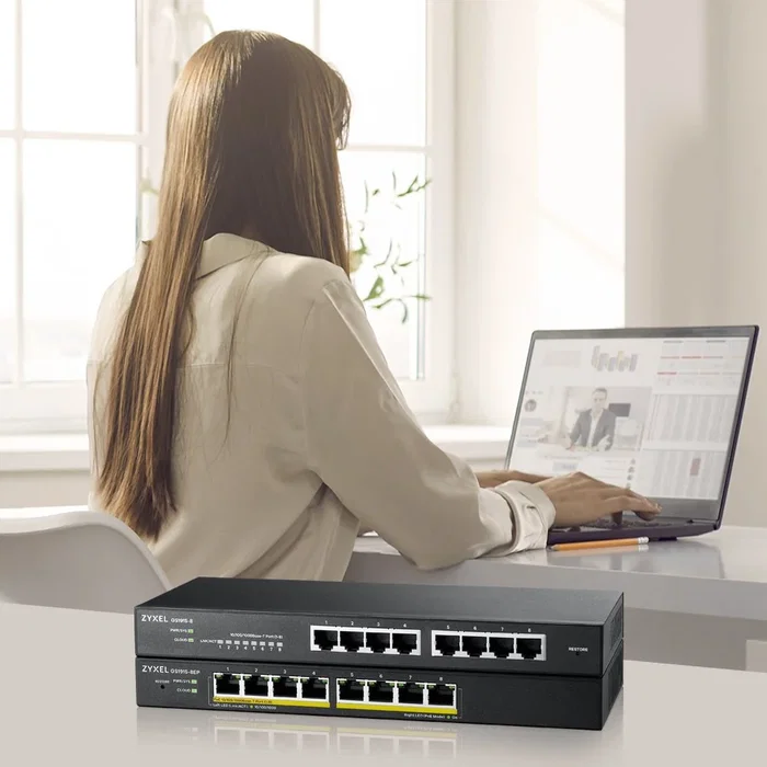 Zyxel GS1915-8 Smart Switch de 8 puertos Gigabit con NebulaFlex