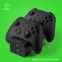 Blade Gaming FT3001 Estación de Carga Dual para Mandos Xbox Series X, Series S y Xbox One, con Baterías Recargables 1200mAh y LEDs Indicadores