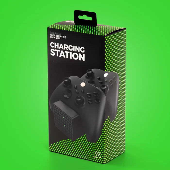 Blade Gaming FT3001 Estación de Carga Dual para Mandos Xbox Series X, Series S y Xbox One, con Baterías Recargables 1200mAh y LEDs Indicadores