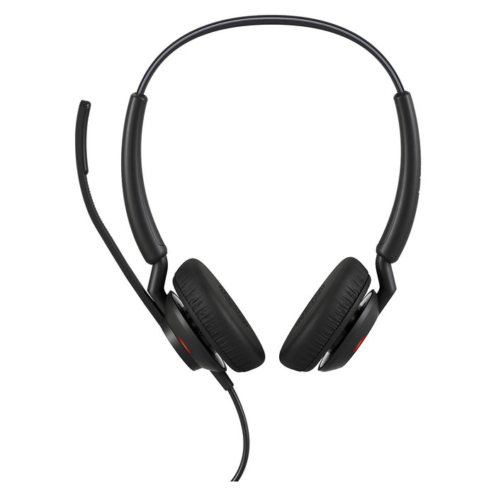 Jabra Auriculares Engage 40 Negro USB-A, Optimizado para Microsoft Teams, Cancelación de Ruido, Con Cable
