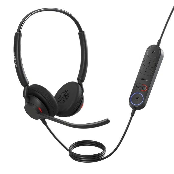 Jabra Auriculares Engage 40 Negro USB-A, Optimizado para Microsoft Teams, Cancelación de Ruido, Con Cable