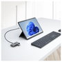 StarTech.com Hub USB-C con Ethernet Gigabit y 3 puertos USB-A Gris HB30C3A1GEA2