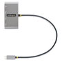 StarTech.com Hub USB-C con Ethernet Gigabit y 3 puertos USB-A Gris HB30C3A1GEA2