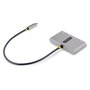 StarTech.com Hub USB-C con Ethernet Gigabit y 3 puertos USB-A Gris HB30C3A1GEA2