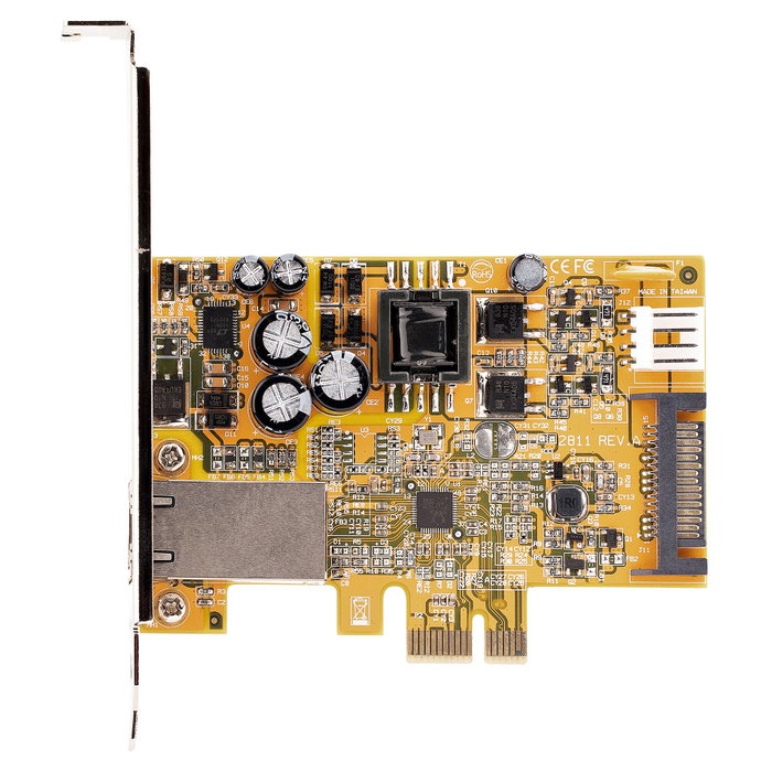 StarTech.com ST1000PEXPSE Tarjeta de Red PCIe 1 Puerto PoE 2,5Gbps