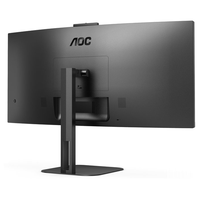 AOC CU34V5CW Monitor 34" Curvo WQHD (3440x1440) 1500R 100Hz 1ms VA AMD FreeSync Altavoces Cámara USB-C 65W KVM