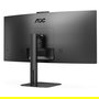 AOC CU34V5CW Monitor 34" Curvo WQHD (3440x1440) 1500R 100Hz 1ms VA AMD FreeSync Altavoces Cámara USB-C 65W KVM