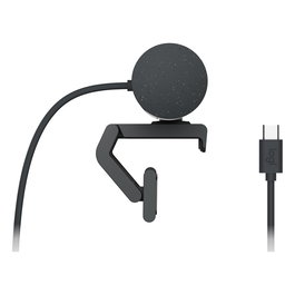 Logitech Brio 505 Webcam Full HD 1080p 60 fps con Campo de Visión Ajustable de 90°, Enfoque Automático, Zoom Digital 4x, USB-C, Cubierta de Privacidad, Color Grafito