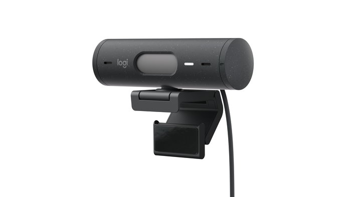 Logitech Brio 505 Webcam Full HD 1080p/4MP, Enfoque Automático, 90°, Micrófono Estéreo, USB-C, Grafito - Para Zoom, Teams, Meet Logitech Brio 505 Webcam Full HD 1080p/4MP, Enfoque Automático, 90°, Micrófono Estéreo, USB-C, Grafito - Para Zoom, Teams, Meet