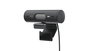 Logitech Brio 505 Webcam Full HD 1080p/4MP, Enfoque Automático, 90°, Micrófono Estéreo, USB-C, Grafito - Para Zoom, Teams, Meet