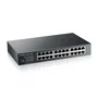 Zyxel GS1915-24E Switch gestionado L2 con 24 puertos Gigabit Ethernet 1U negro, montaje en rack y administración web, sin ventilador, NebulaFlex