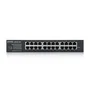 Zyxel GS1915-24E Switch gestionado L2 con 24 puertos Gigabit Ethernet 1U negro, montaje en rack y administración web, sin ventilador, NebulaFlex