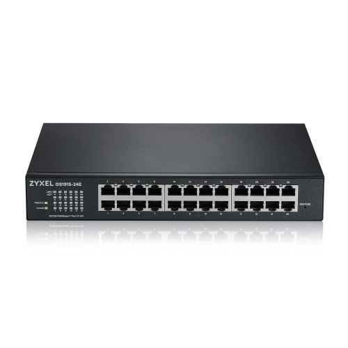 Zyxel GS1915-24E-EU0101F Switch Smart Gestionado de 24 Puertos Gigabit Ethernet L2, Modo Híbrido, Cloud/Standalone, Sin Ventilador
