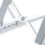 StarTech.com Soporte Elevador Ergonómico para Portátil LAPTOP-RISER-BAR - Plegable, Ajustable 9 Ángulos (15-84°), Aluminio, Hasta 10kg, 15.6", Plata