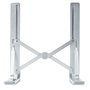 StarTech.com Soporte Elevador Ergonómico para Portátil LAPTOP-RISER-BAR - Plegable, Ajustable 9 Ángulos (15-84°), Aluminio, Hasta 10kg, 15.6", Plata