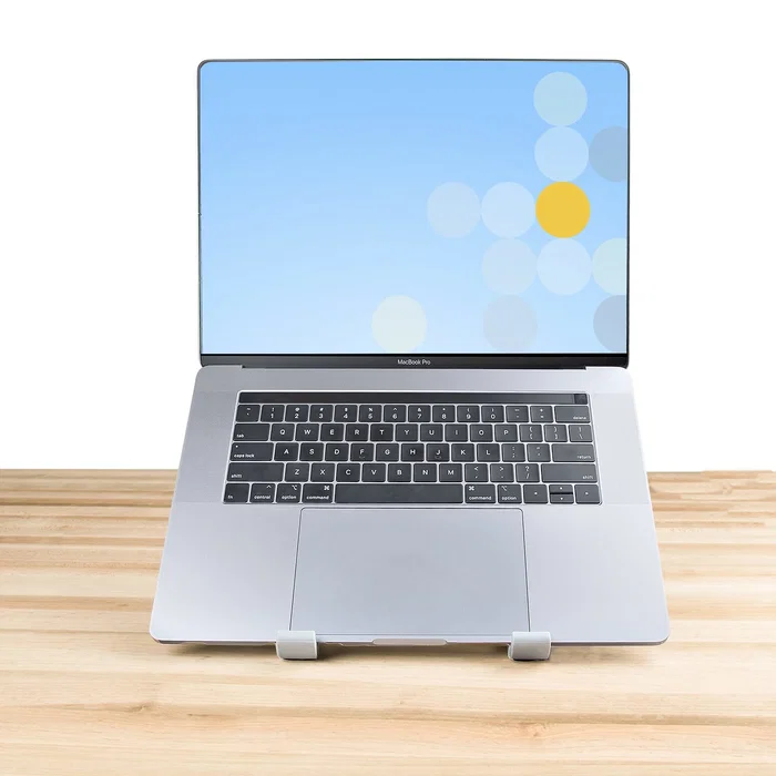 StarTech.com Soporte Elevador Ergonómico para Portátil LAPTOP-RISER-BAR - Plegable, Ajustable 9 Ángulos (15-84°), Aluminio, Hasta 10kg, 15.6", Plata