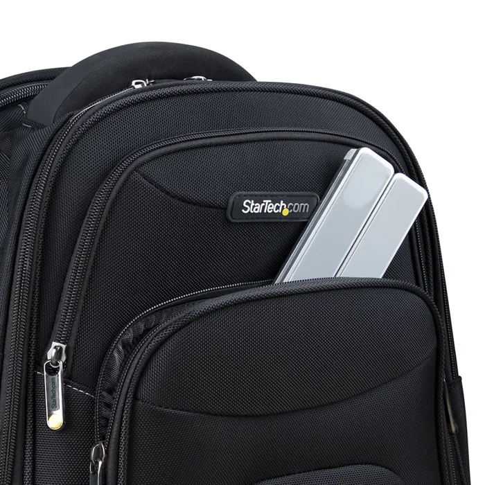 StarTech.com Soporte Elevador Ergonómico para Portátil LAPTOP-RISER-BAR - Plegable, Ajustable 9 Ángulos (15-84°), Aluminio, Hasta 10kg, 15.6", Plata