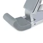 StarTech.com Soporte Elevador Ergonómico para Portátil LAPTOP-RISER-BAR - Plegable, Ajustable 9 Ángulos (15-84°), Aluminio, Hasta 10kg, 15.6", Plata