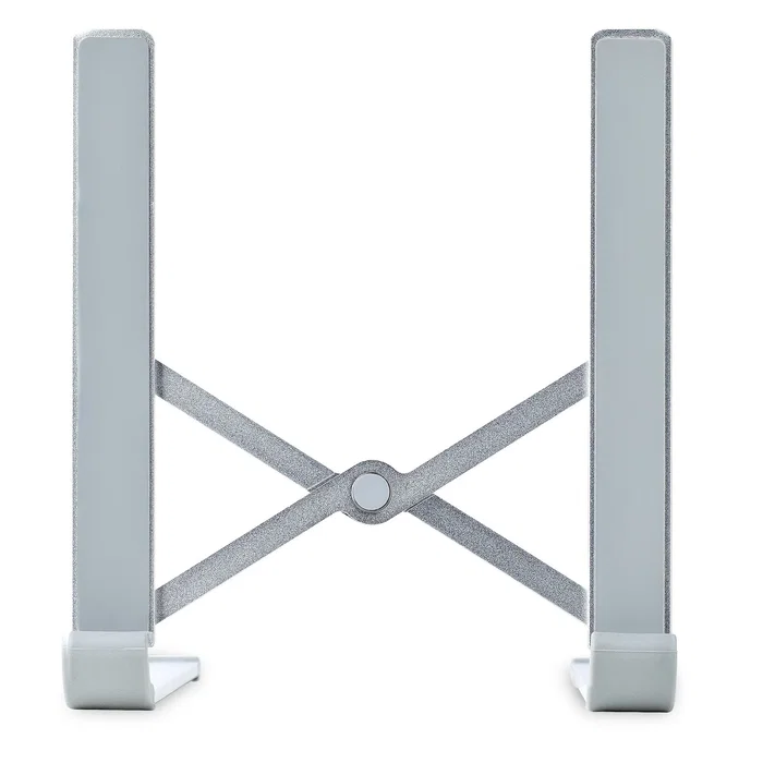 StarTech.com Soporte Elevador Ergonómico para Portátil LAPTOP-RISER-BAR - Plegable, Ajustable 9 Ángulos (15-84°), Aluminio, Hasta 10kg, 15.6", Plata