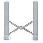 StarTech.com Soporte Elevador Ergonómico para Portátil LAPTOP-RISER-BAR - Plegable, Ajustable 9 Ángulos (15-84°), Aluminio, Hasta 10kg, 15.6", Plata