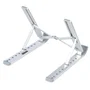 StarTech.com Soporte Elevador Ergonómico para Portátil LAPTOP-RISER-BAR - Plegable, Ajustable 9 Ángulos (15-84°), Aluminio, Hasta 10kg, 15.6", Plata