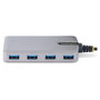 StarTech.com Hub USB de 4 puertos USB 3.2 Gen 1 de 5 Gbps Gris