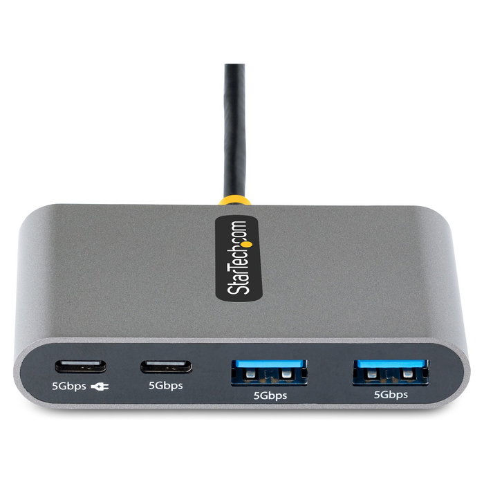 StarTech.com Hub USB-C de 4 Puertos con Power Delivery de 100W