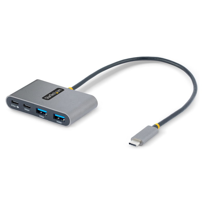 StarTech.com Hub USB-C de 4 Puertos con Power Delivery de 100W