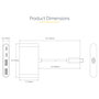 StarTech.com Hub USB-C de 4 Puertos con Power Delivery de 100W