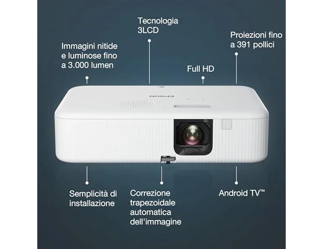 Epson CO-FH02 Proyector Full HD 1080p 3LCD 3000 Lúmenes Blanco